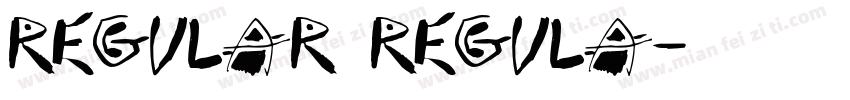 Regular Regula字体转换